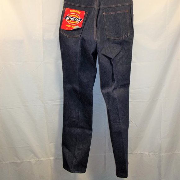 Dickies Branders Mens Jeans Size W34 L32 Casual Five Pockets Dark Wash Blue NWT - Picture 2 of 5